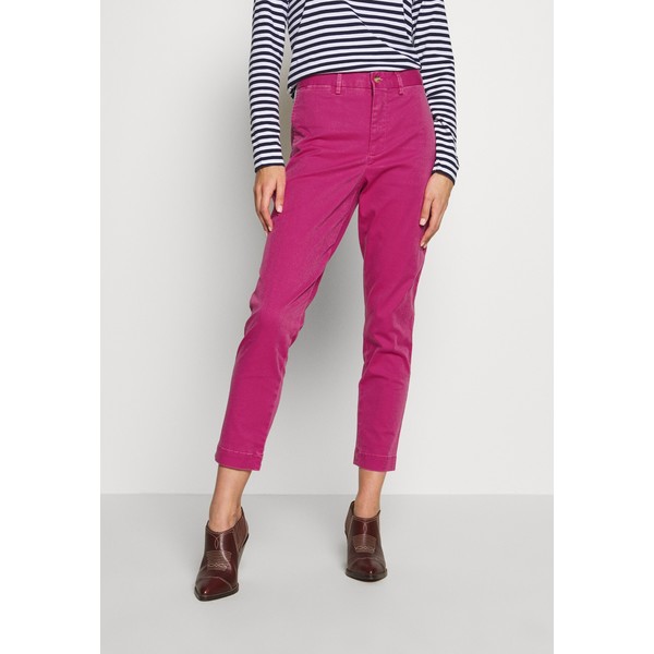 Polo Ralph Lauren SLIM LEG PANT Spodnie materiałowe college pink PO221A02V