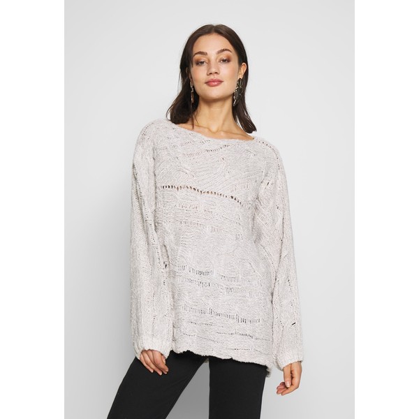 Free People AGAINST THE TIDE SWEATER Sweter white FP021I03E