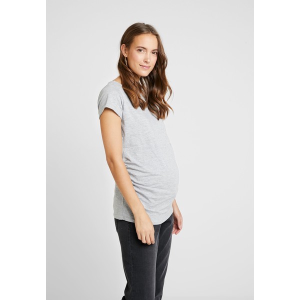 New Look Maternity SHORT SLEEVE 2 PACK T-shirt basic navy/light grey marl N0B29G052
