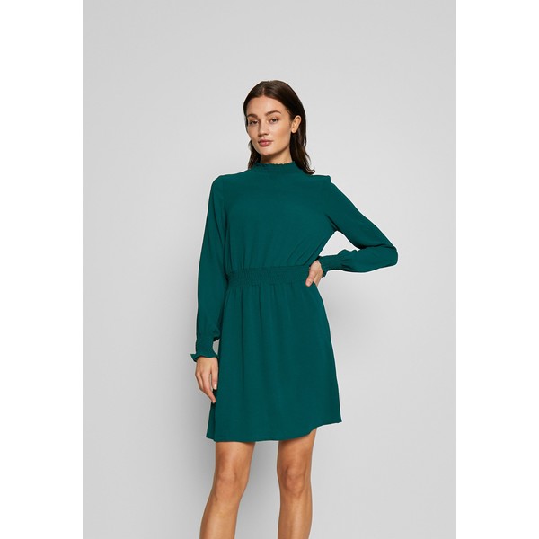 New Look PLAIN SHIRRED MINI Sukienka letnia dark green NL021C140
