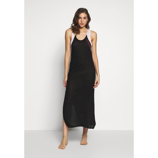 Calvin Klein Swimwear BLOCKING TANK DRESS Koszula nocna black C1781H00P
