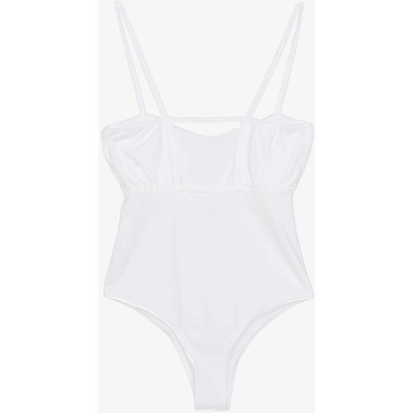 Lost Ink RUCHED BUST STRAPPY BODYSUIT Body white L0U21D051