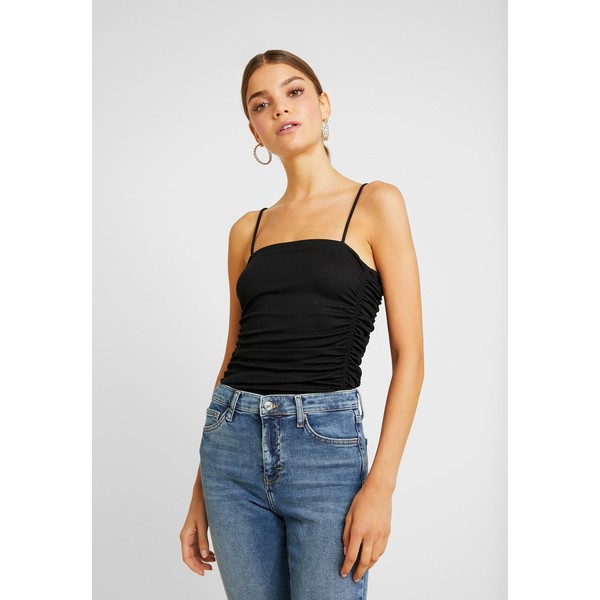 Free People ON YOUR SIDE BODYSUIT Top black FP021D030