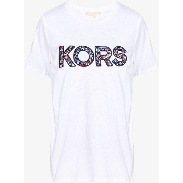 MICHAEL Michael Kors LOGO T-shirt z nadrukiem white MK121D03V