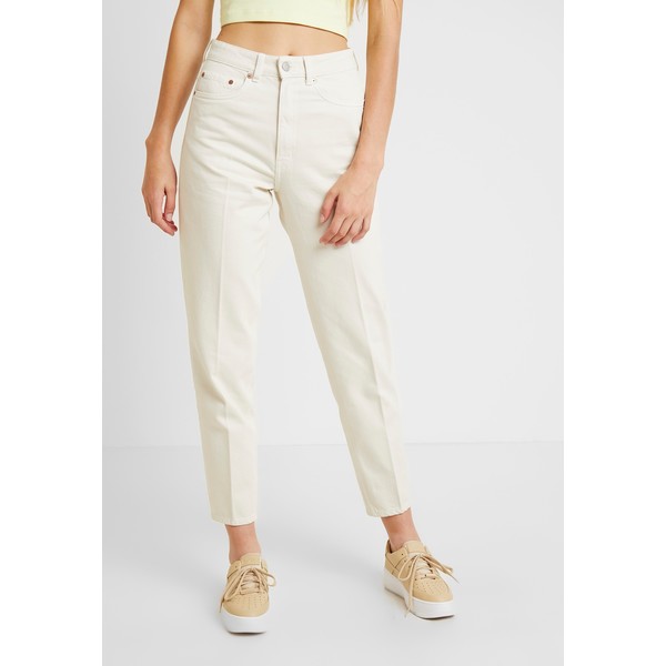 Weekday LASH Jeansy Relaxed Fit tinted ecru WEB21N01X
