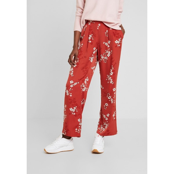 Rosemunde Spodnie materiałowe red cherry bloom RM021A002