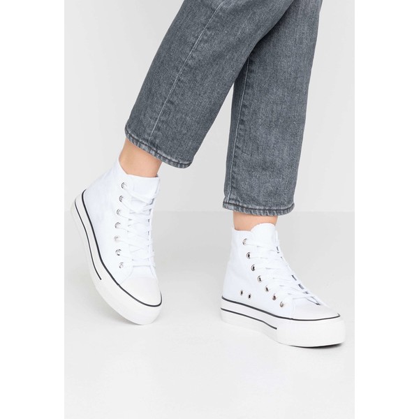 Rubi Shoes by Cotton On PLATFORM JEMMA TOP Sneakersy wysokie white RUE11A007