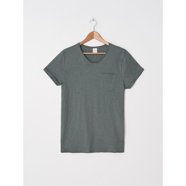 House T-shirt z bawełny organicznej YF634-81X