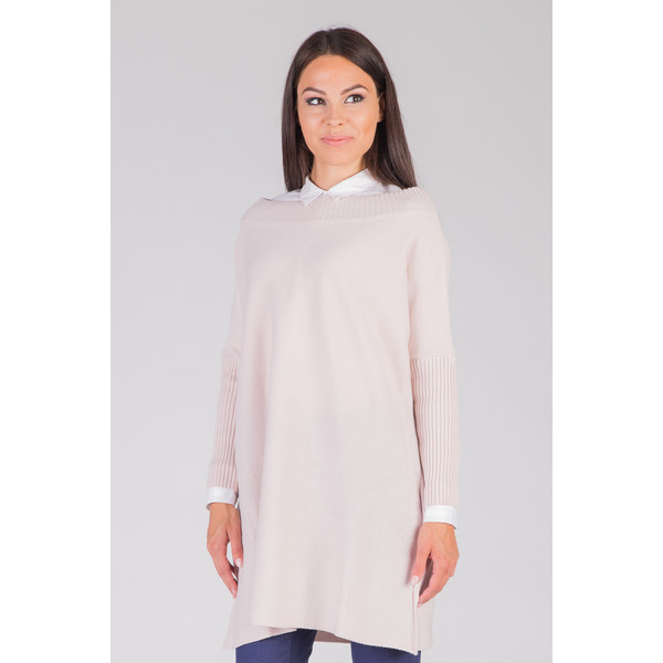 Quiosque Długi jasnoróżowy sweter 6CX067500