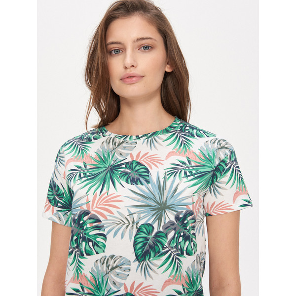 House Koszulka z tropikalnym printem YK908-00X