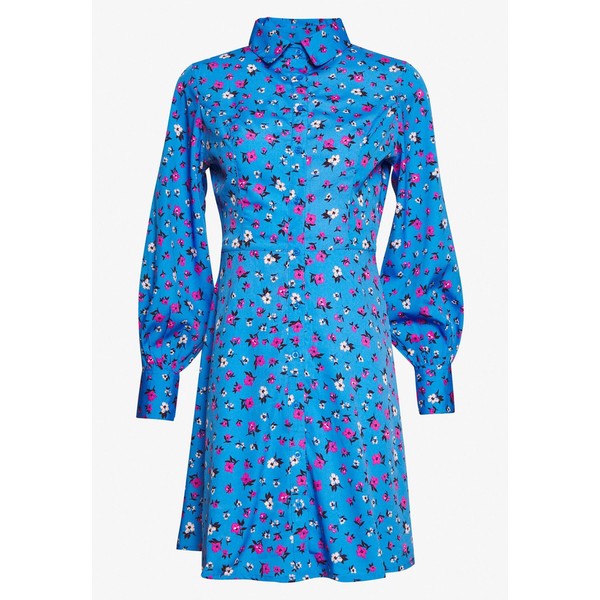 New Look FLOWER Sukienka koszulowa blue NL021C15E