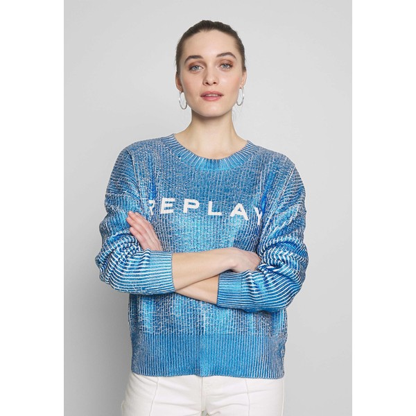 Replay Sweter blue RE321I03F