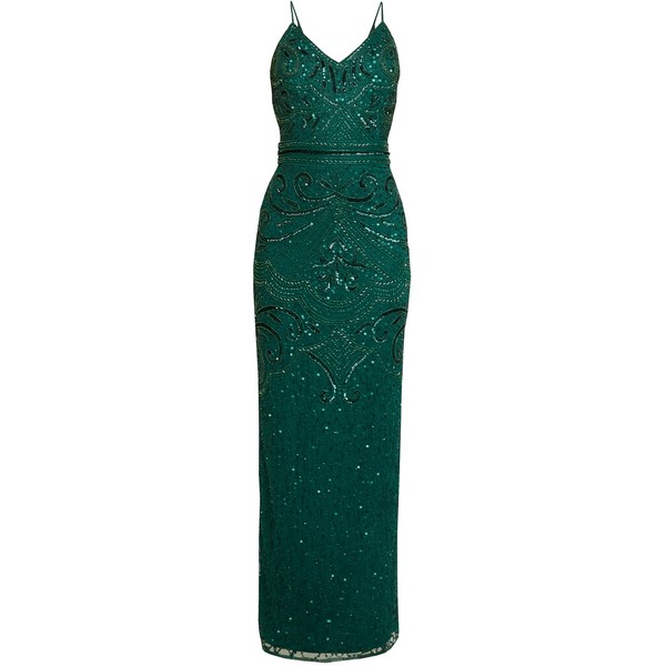 Sista Glam FLORY Suknia balowa emerald green SID21C05Y