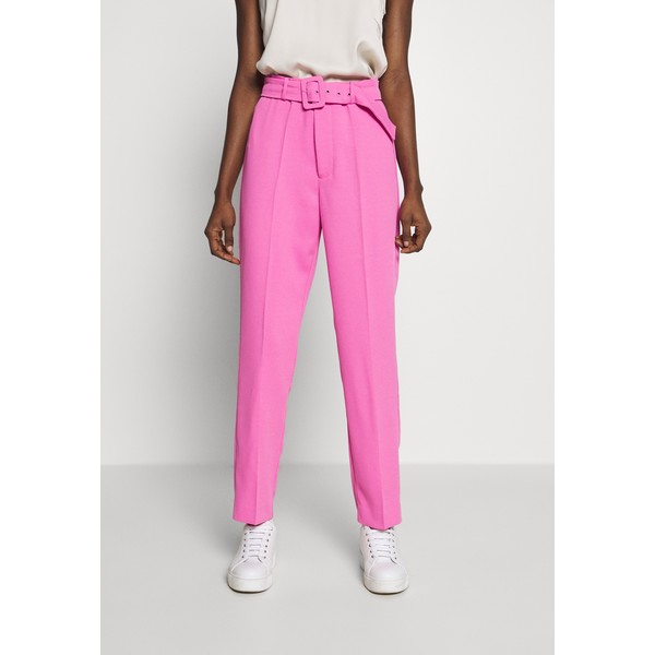 Bardot THERESE BUCKLE PANT Spodnie materiałowe pink pop B0M21A00L