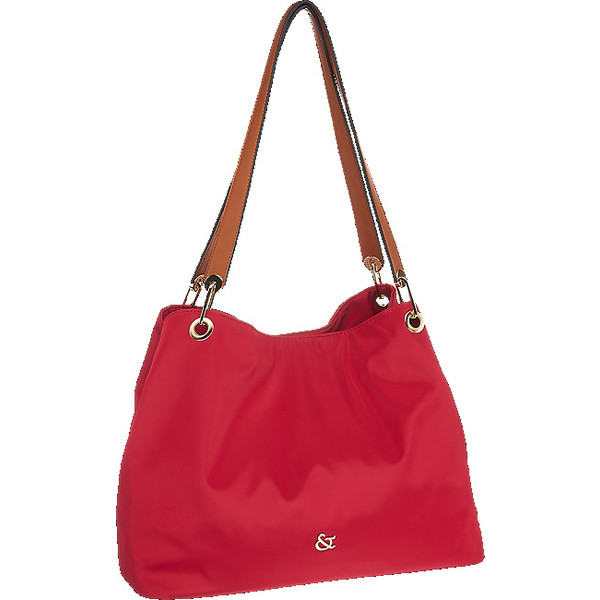 czerwona torebka damska Graceland na brązowym pasku 41012068