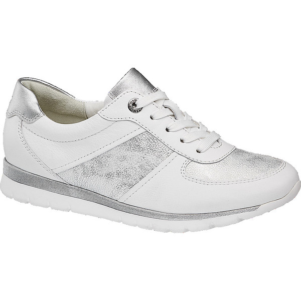 biało-srebrne sneakersy damskie Medicus, tęgość G 11272240