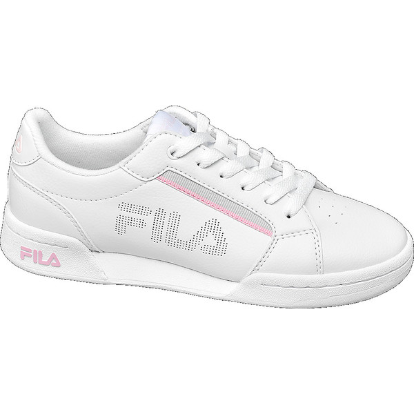 markowe sneakersy damskie Fila z różowym logo 18202060