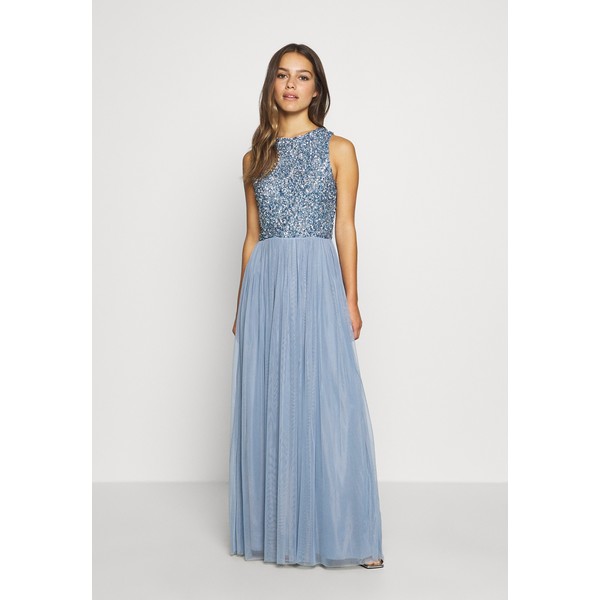 Lace & Beads Petite PICASSO DRESS Suknia balowa blue LAE21C02A