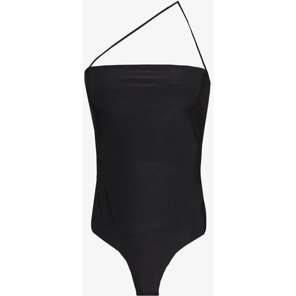 Missguided ASYMETRIC STRAPPY BODYSUIT Top black M0Q21D0HP