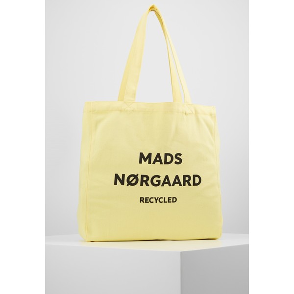 Mads Nørgaard BOUTIQUE ATHENE Torba na zakupy soft yellow/black M1451H00I