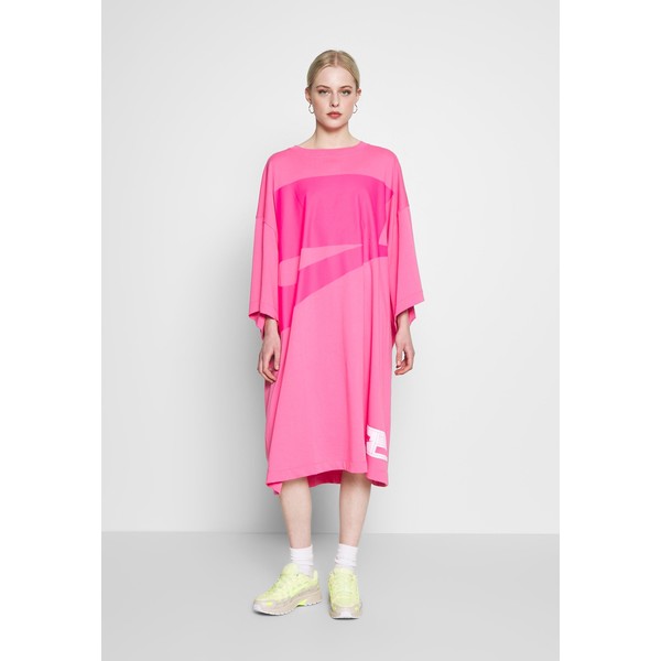 Nike Sportswear DRESS OVERSIZE Sukienka z dżerseju pink NI121C01P
