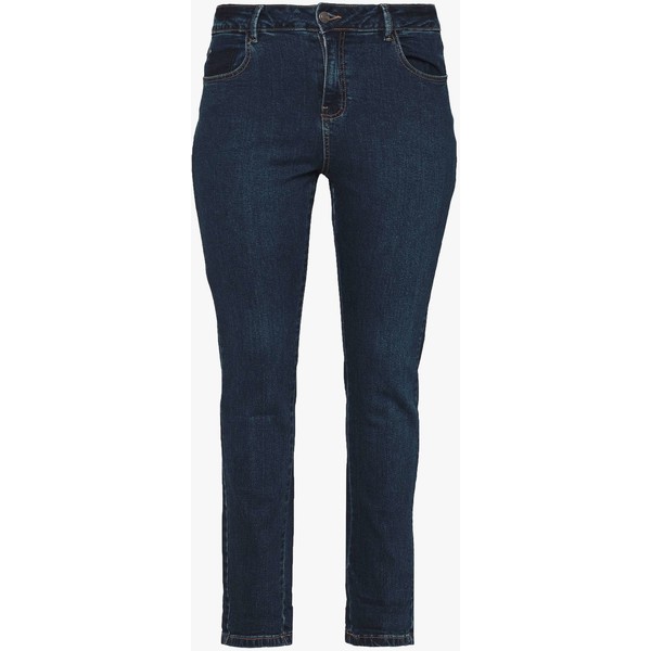 Evans REGULAR GIRLFRIEND Jeansy Relaxed Fit midwash EW221N03H