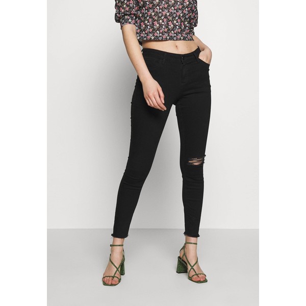 Dorothy Perkins NIBBLE DARCY Jeansy Skinny Fit black/authentic wash DP521N08V