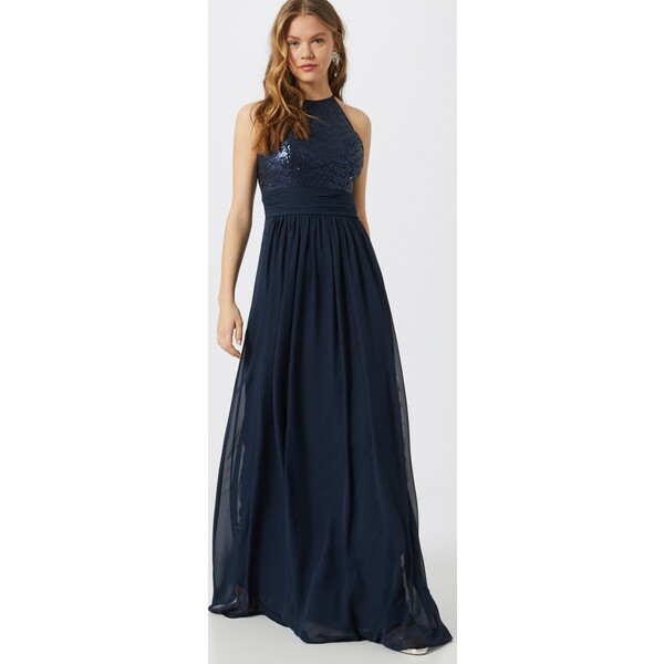 STAR NIGHT Suknia wieczorowa 'long dress (american cut) chiffon &amp; sequins' STG0042001000002