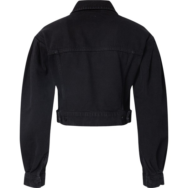 NA-KD Kurtka przejściowa 'puff sleeve oversized denim jacket' NKD0598001000005