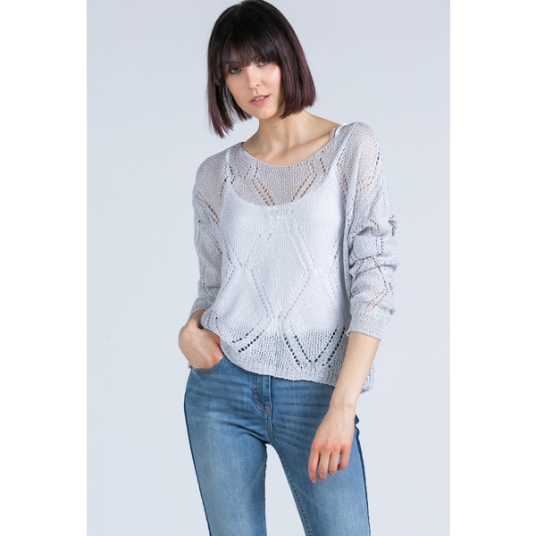Monnari Ażurowy sweter oversize 20W-QNS0040-K019