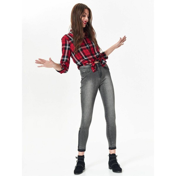 Top Secret jeansowe spodnie damskie slim SSP3026