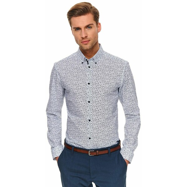 Top Secret koszula we wzór slim fit SKL3091