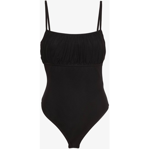 Missguided RUCHED BUST STRAPPY BODYSUIT Top black M0Q21D0H1