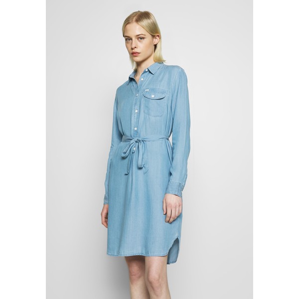 Lee ESSENTIAL DRESS Sukienka koszulowa summer blue LE421C01G