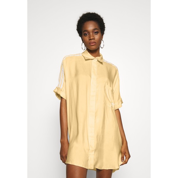 adidas Originals DRESS Sukienka koszulowa easy yellow AD121C05L