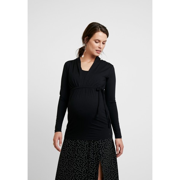 Esprit Maternity NURSING Bluzka z długim rękawem black ES929G0CV