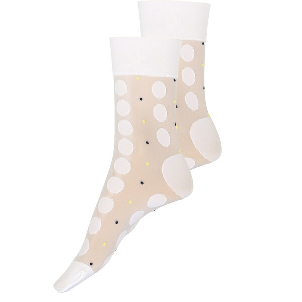 Swedish Stockings Skarpety 'Viola Dot Socks Black' SWS0031002000001