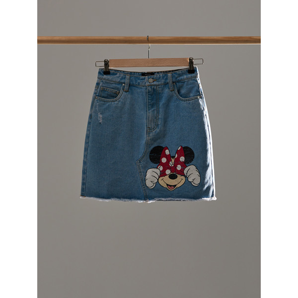 House Jeansowa spódnica Minnie Mouse ZG657-05J