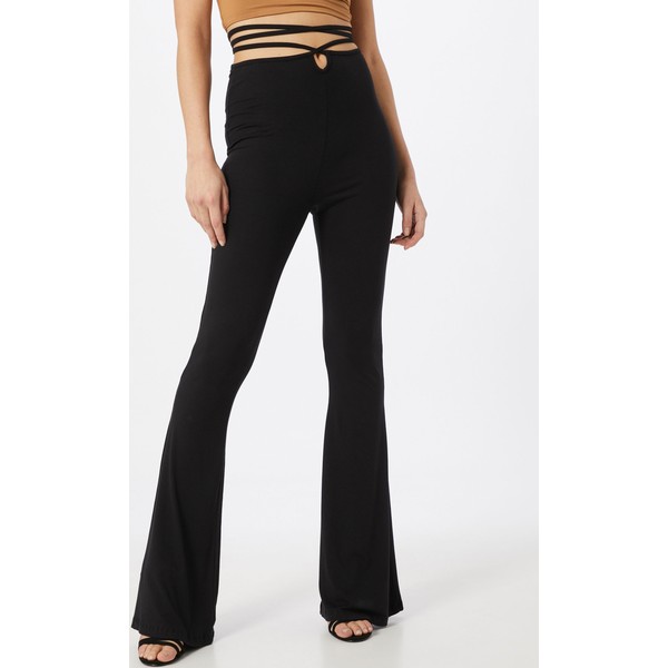 Missguided Legginsy 'Tie Detail Flared Trousers' MGD0856001000004