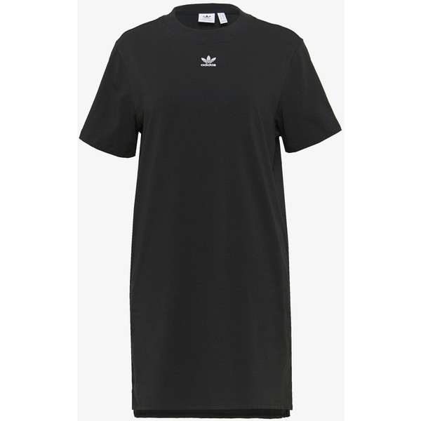 adidas Originals ADICOLOR TREFOIL DRESS Sukienka z dżerseju black/white AD121C059