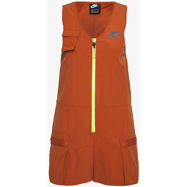Nike Sportswear ROMPER Kombinezon desert orange/lemon NI121T00C