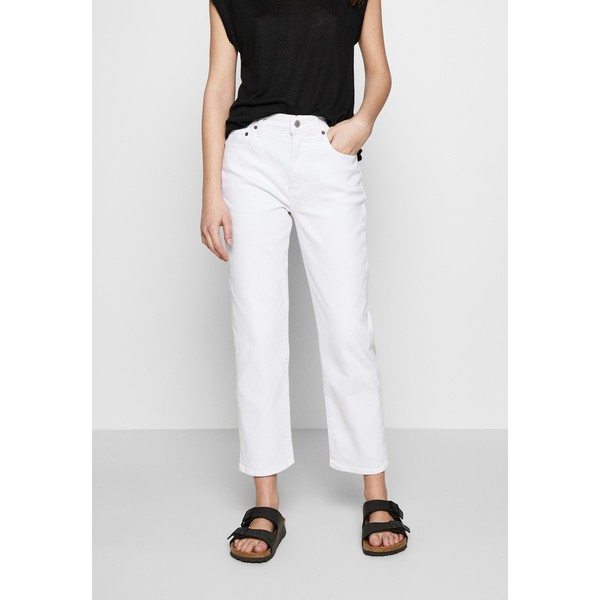 Ética FINN ANKLE Jeansy Straight Leg sustainable white ETE21N00B