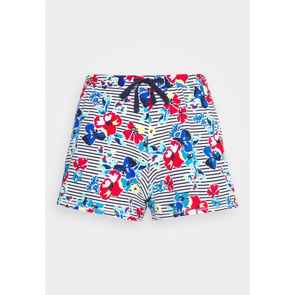 Marks & Spencer London FLORAL SHORT Spodnie od piżamy indigo mix QM481O00L