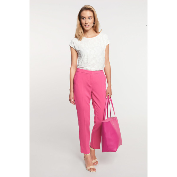 Quiosque Różowe eleganckie spodnie 3JW003501