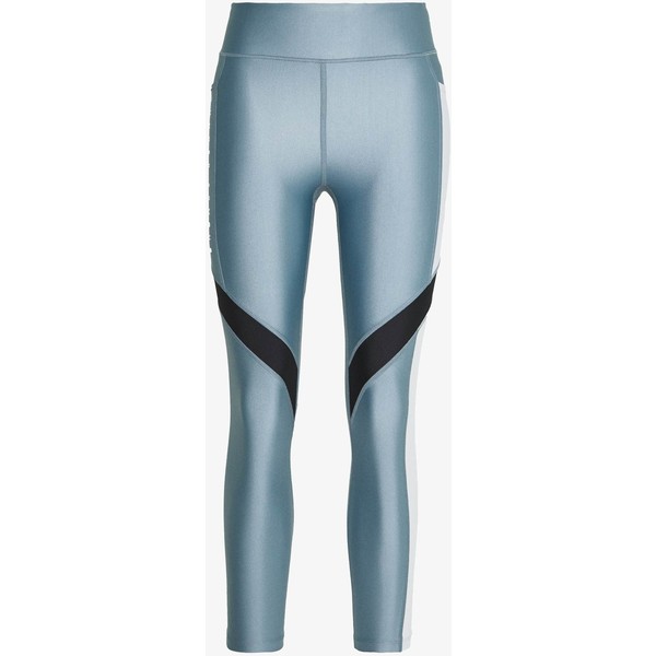 Under Armour SPORT ANKLE CROP Legginsy hushed turquoise/halo gray/halo gray UN241E0D8