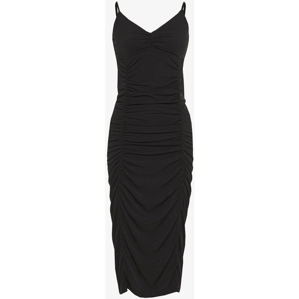 Weekday BRIELLA DRESS Sukienka z dżerseju black WEB21C04Q