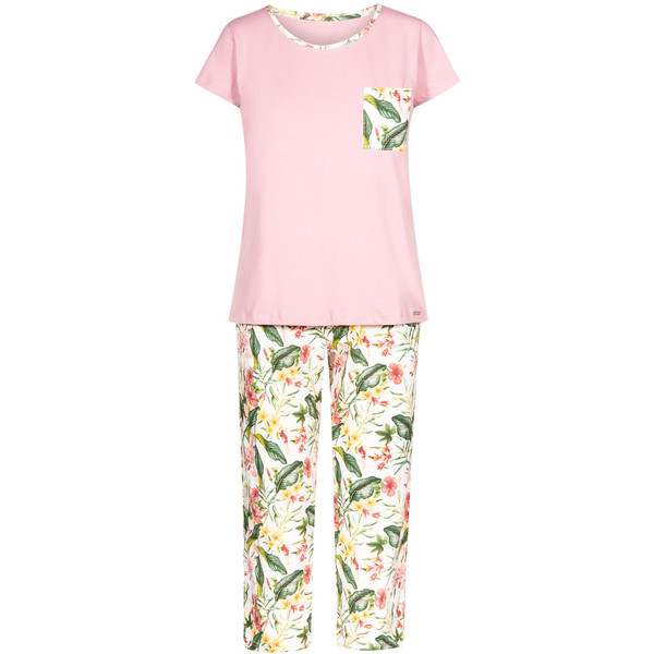 Quiosque Różowa piżama z kwiatowym dołem 5JD614100