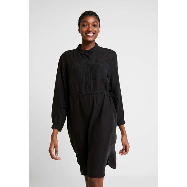 Lee WORKER DRAPEY DRESS Sukienka koszulowa black LE421C01E