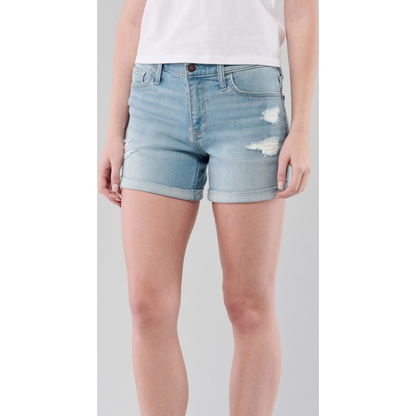 HOLLISTER Jeansy 'DTC MR 5IN MED DEST DBL ROLL' HOL1415001000003