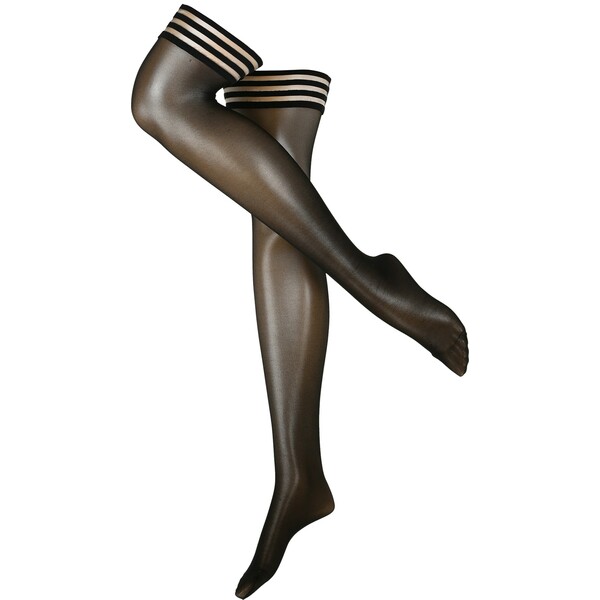 Swedish Stockings Rajstopy cienkie 'Mira Premium Stay Ups Black' SWS0028001000002